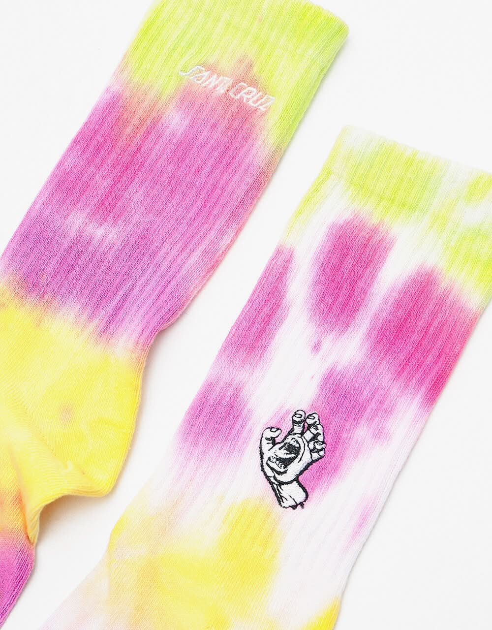 Santa Cruz Mini Mono Hand Tie Dye Socks - Psychodyelic