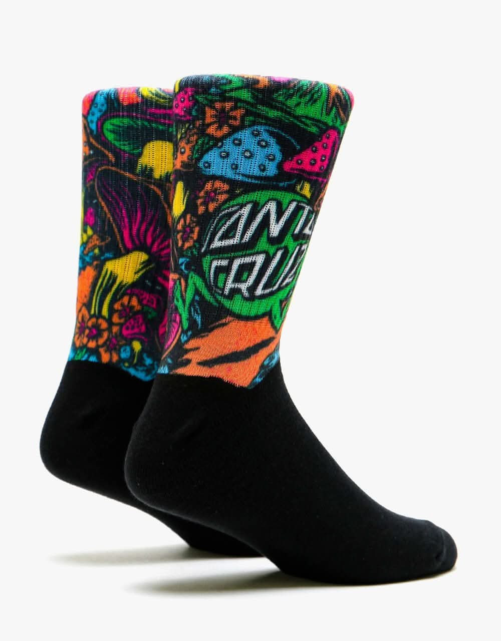 Santa Cruz Toxic Wasteland Socks - Black