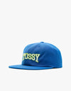 Stüssy Burly Arch Snapback Cap - Blue