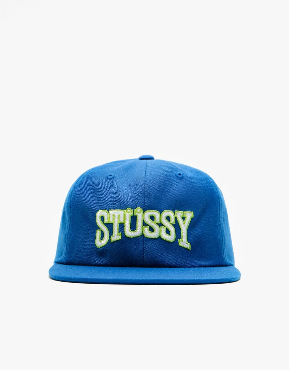 Stüssy Burly Arch Snapback Cap - Blue