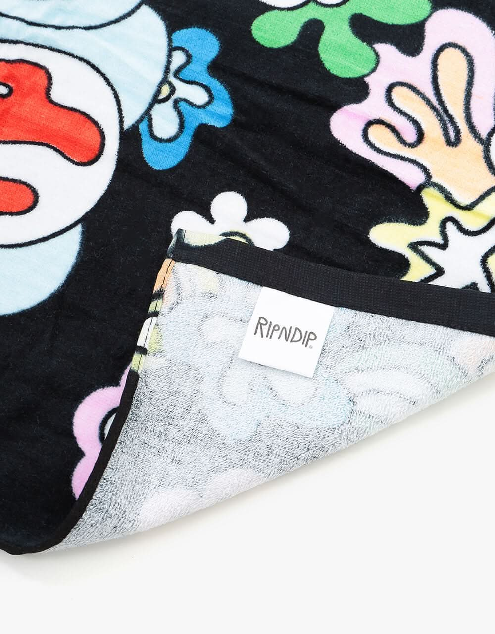 RIPNDIP Flower Child Beach Towel - Black