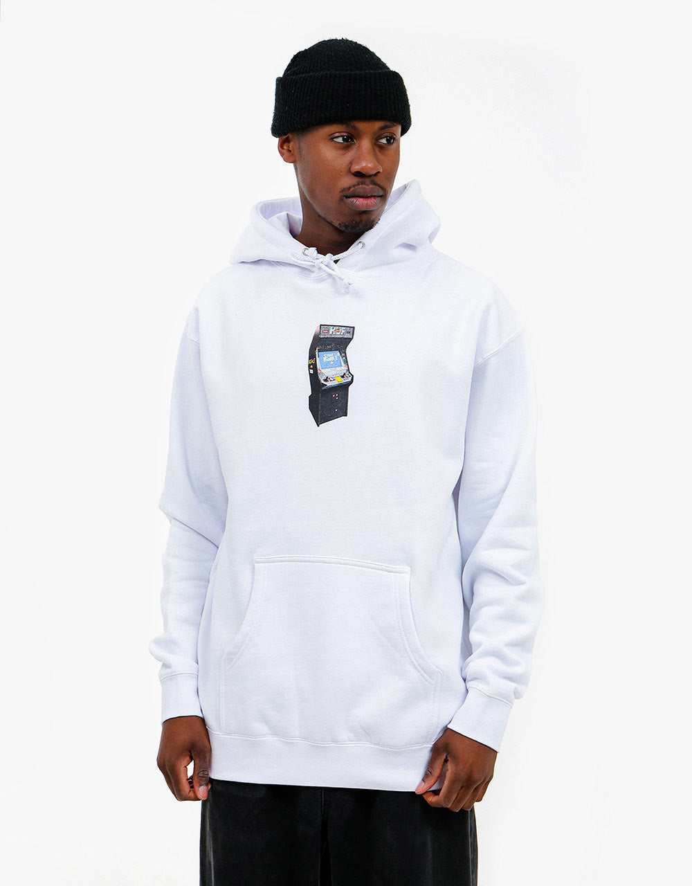 HUF x Street Fighter Arcade Pullover Hoodie - White