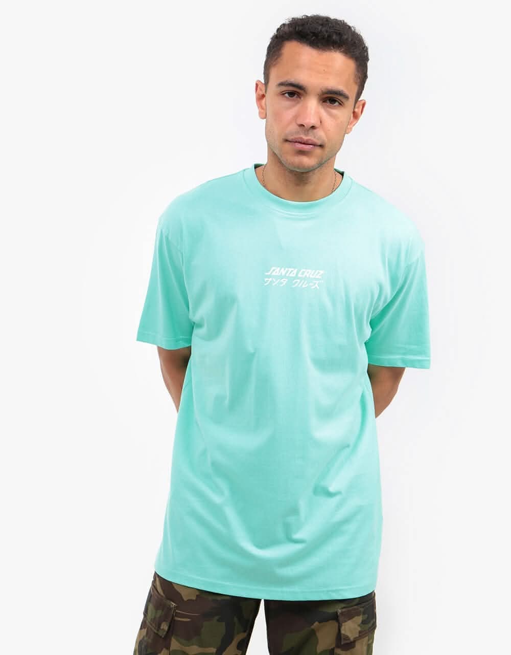 Santa Cruz Off Hando Dot T-Shirt - Jade Green