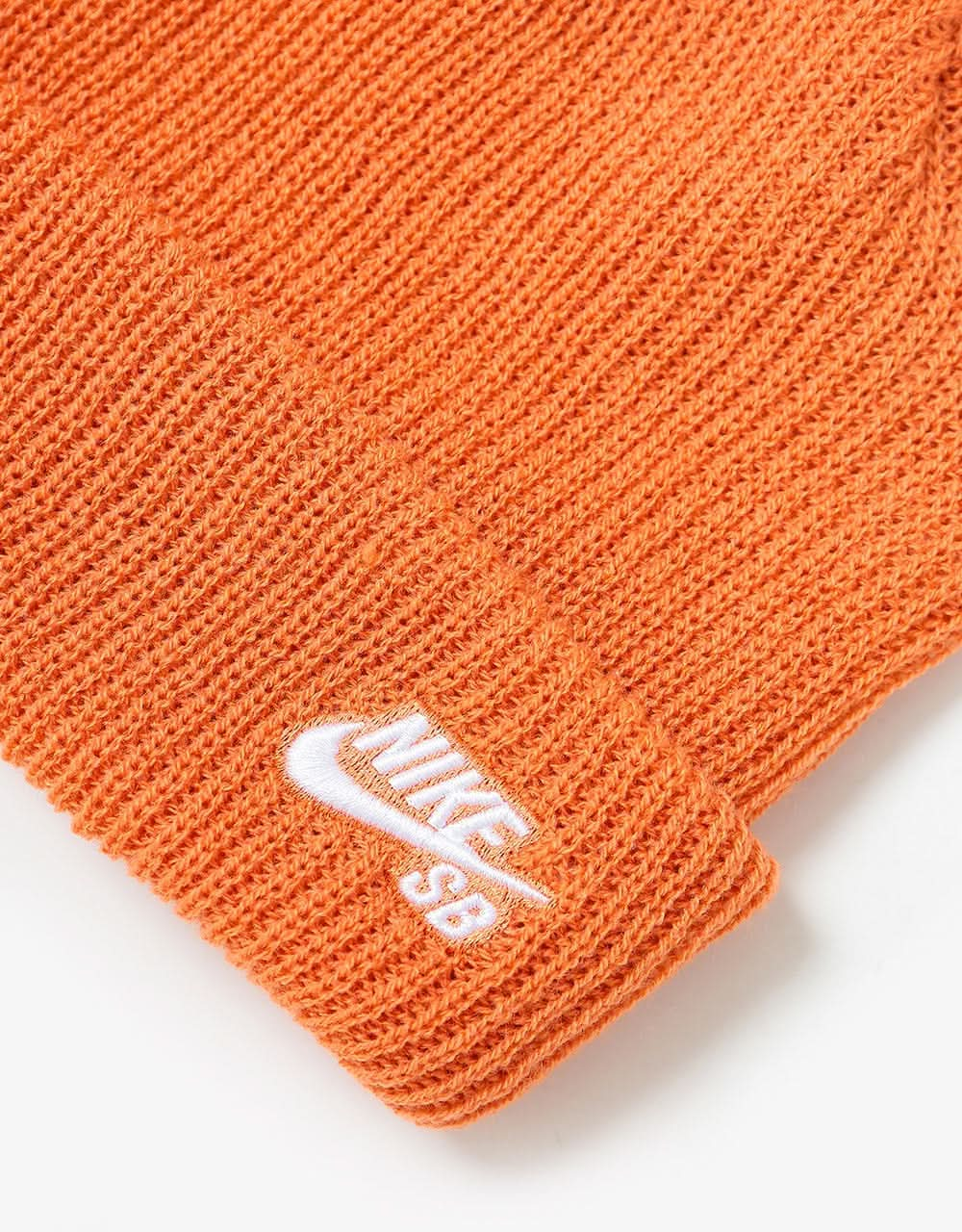 Nike SB Fisherman Cuff Beanie - Healing Orange/White