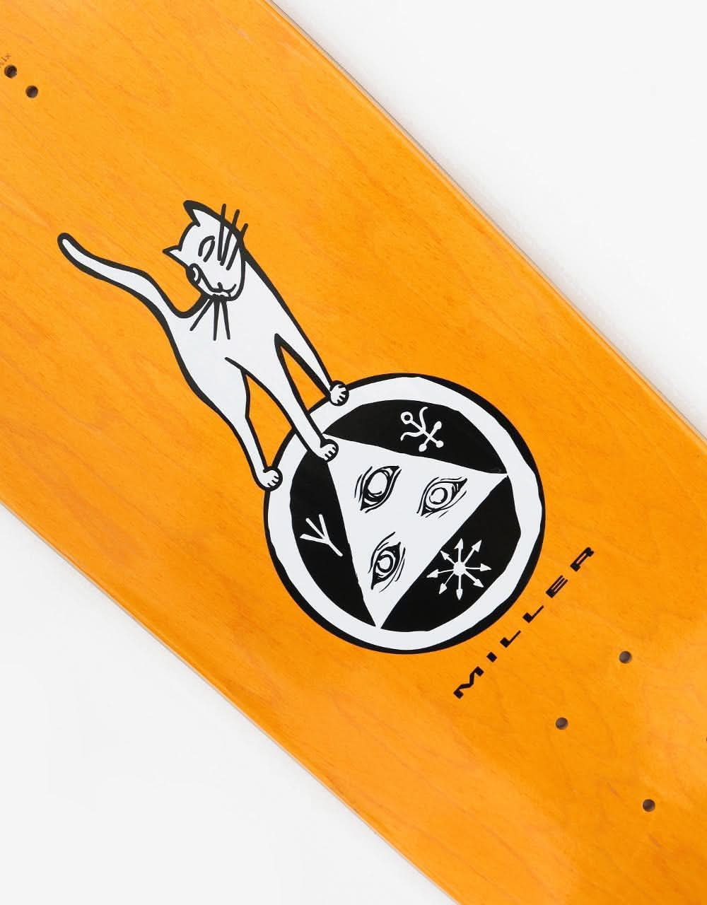 Welcome Miller Sleeping Cat on Gaia Skateboard Deck - 9.6"