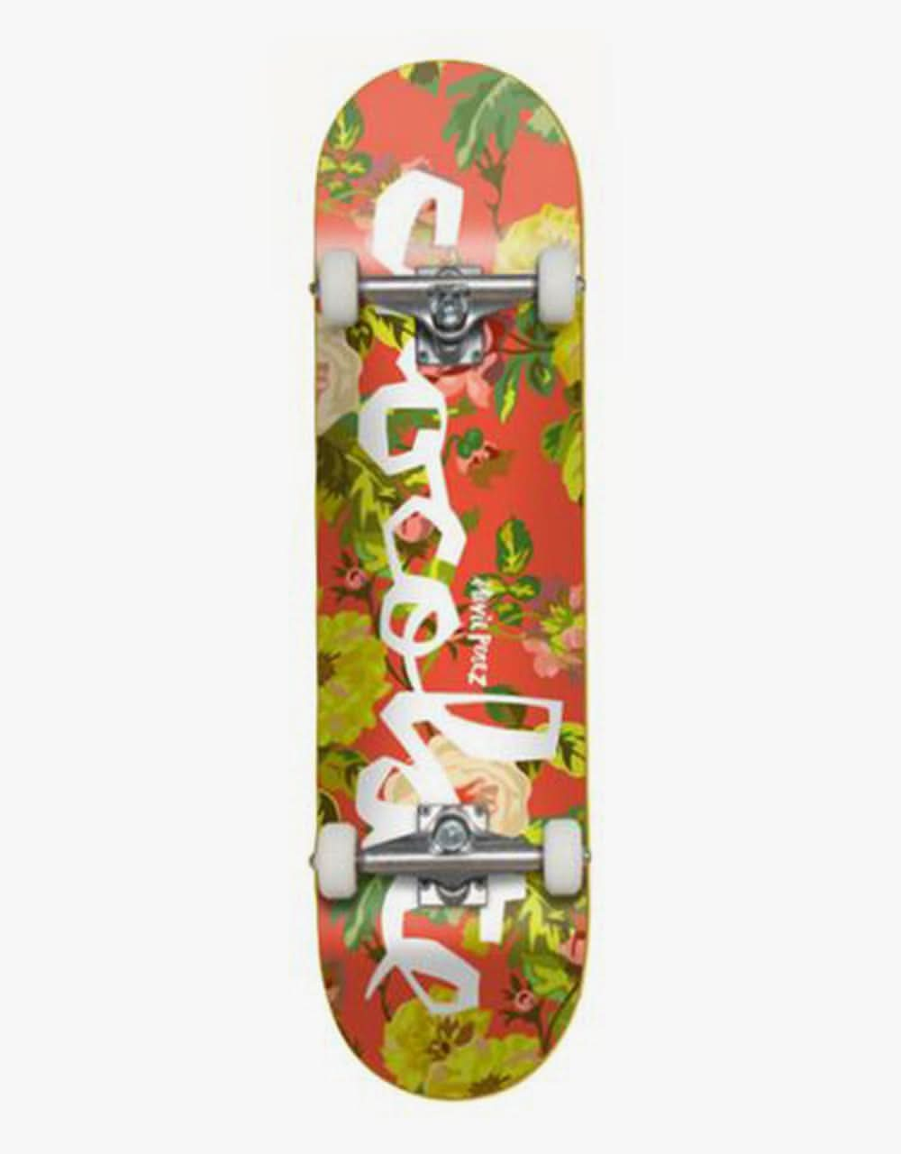 Chocolate Perez Floral Chunk Complete Skateboard - 8.125"