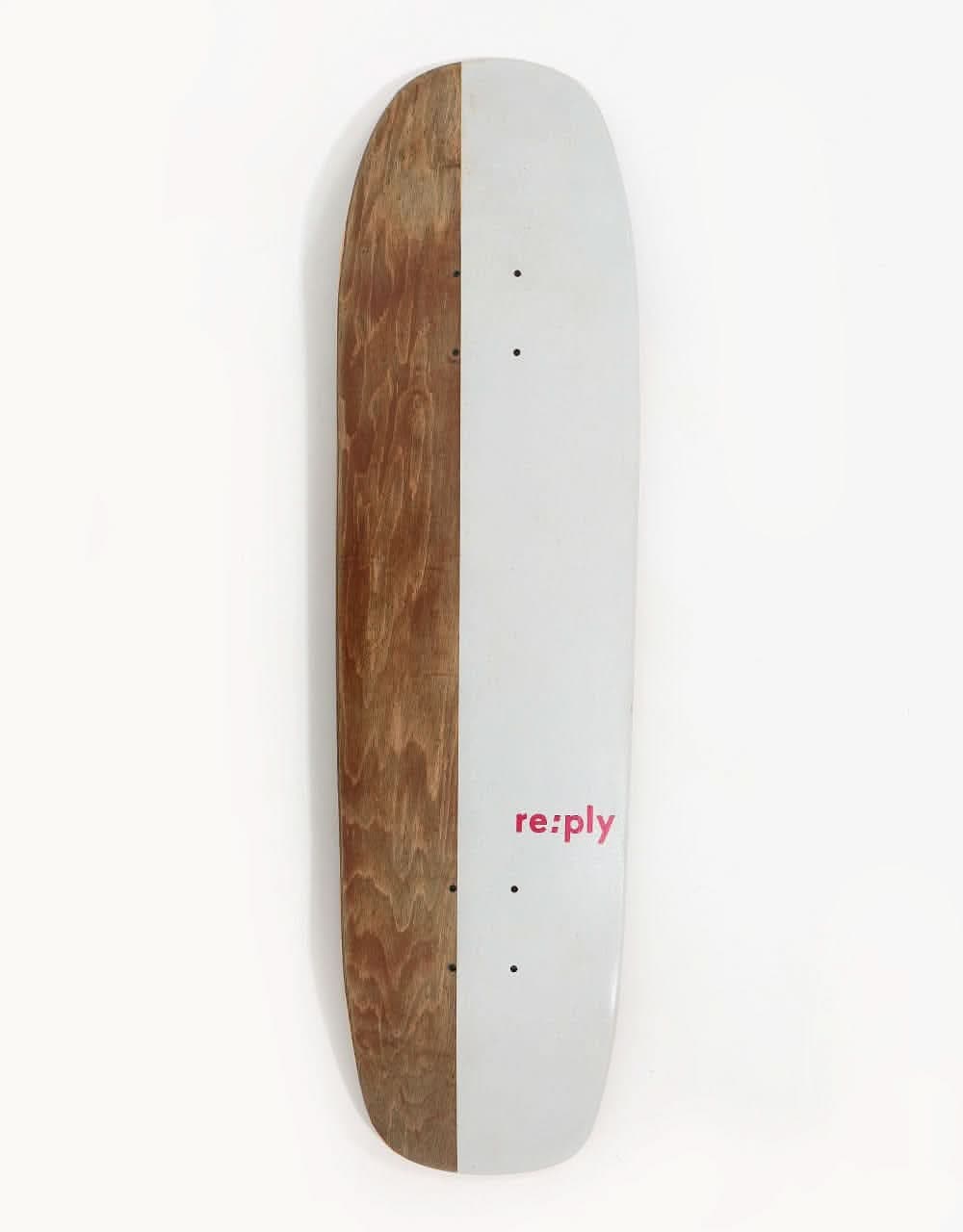 re:ply Tan Oak Skateboard Deck - 8" x 30.5"