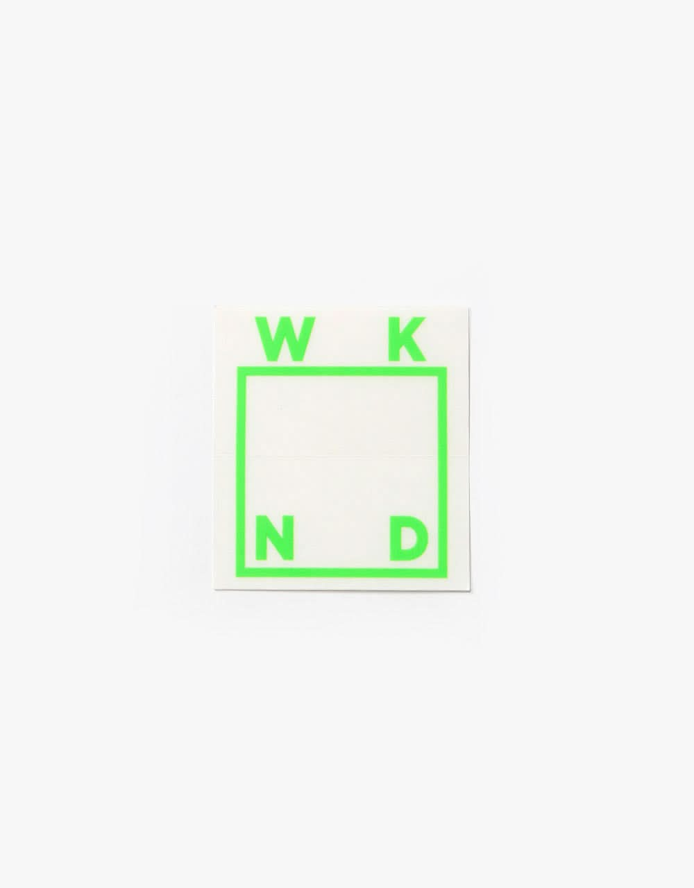 WKND Logo Sticker