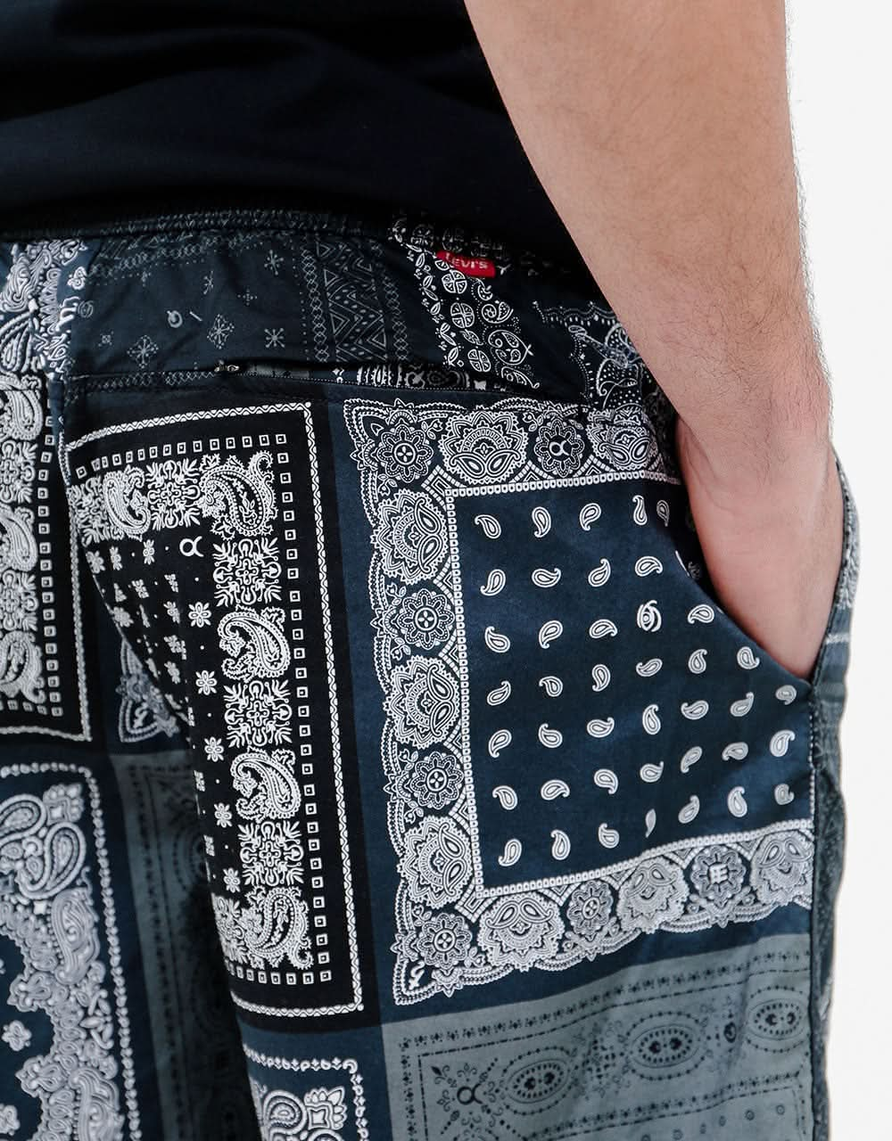 Levi's Skateboarding Utility Short II - Multi Bandana Beautiful Black