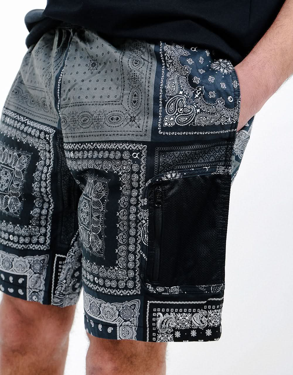 Levi's Skateboarding Utility Short II - Multi Bandana Beautiful Black