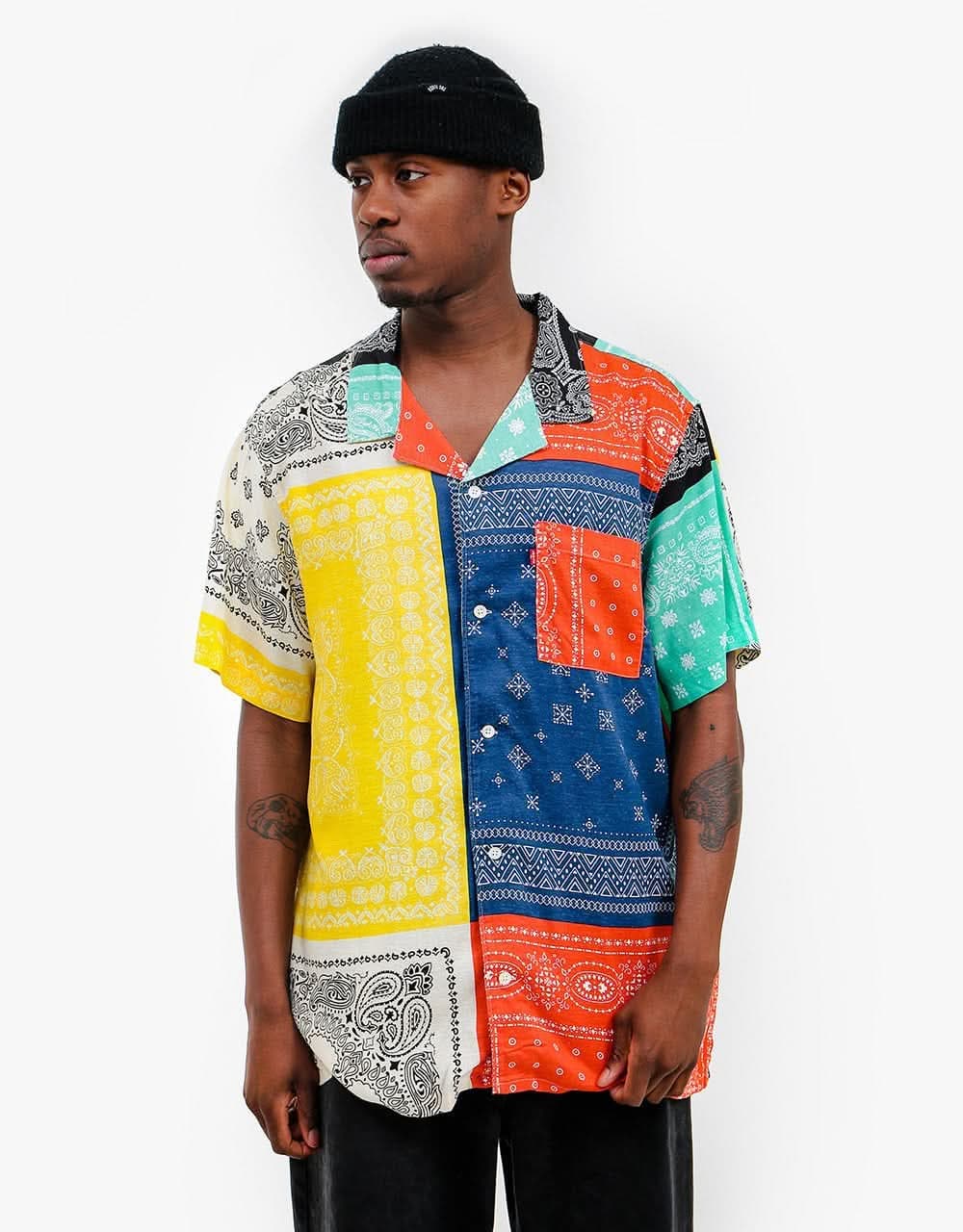 Levi's Skateboarding Cubano S/S Shirt - Oversized Multi Bandana Super