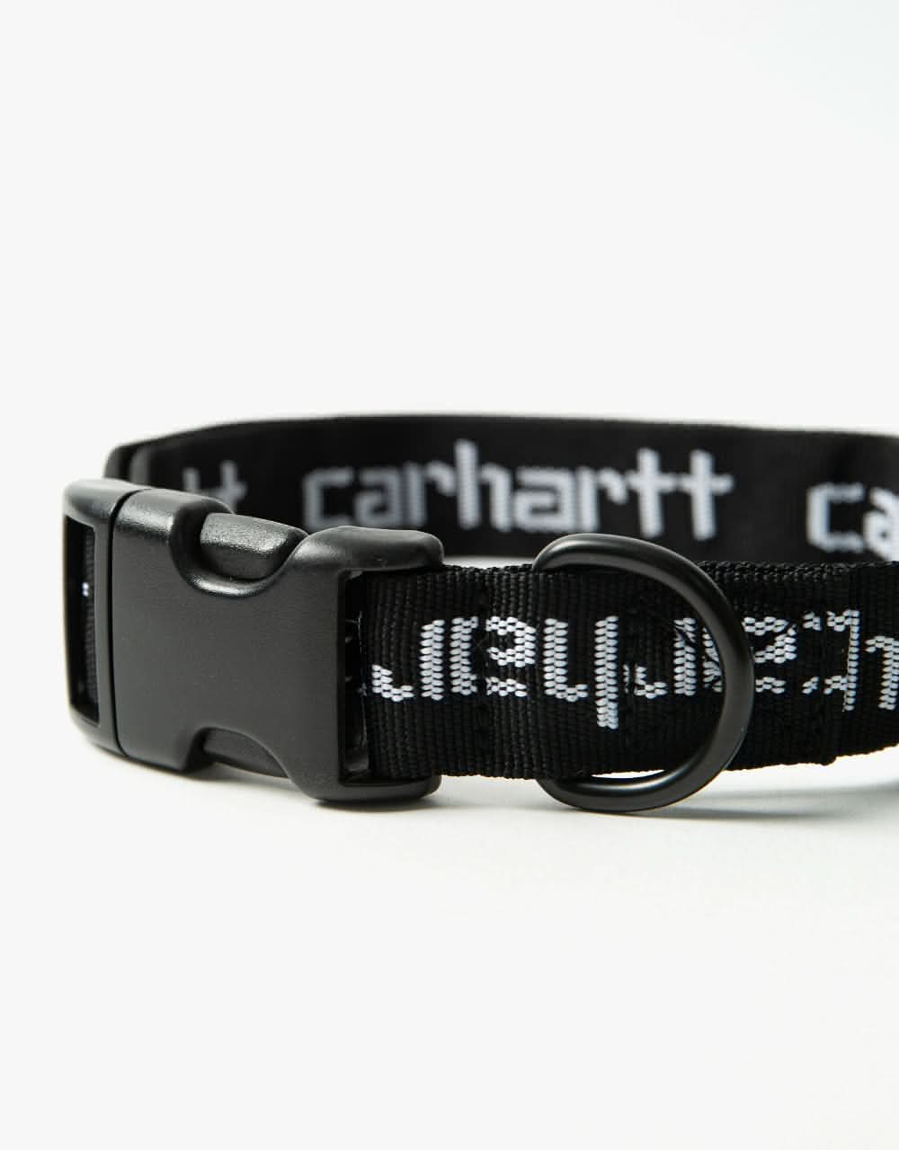 Carhartt WIP Script Dog Leash & Collar - Black/White