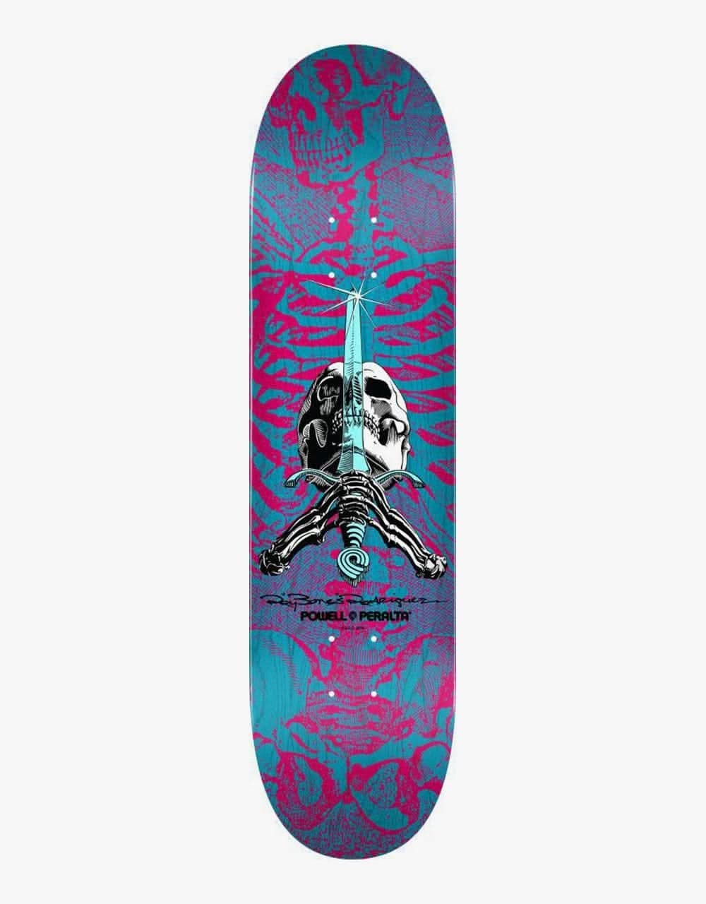 Powell Peralta Skull & Sword 245 Skateboard Deck - 8.75"