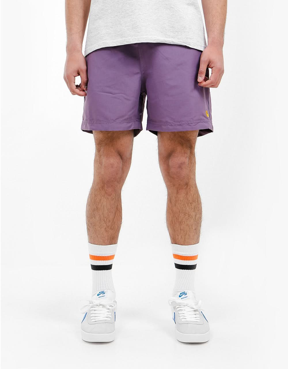 Carhartt WIP Chase Swim Trunks - Provence/Gold