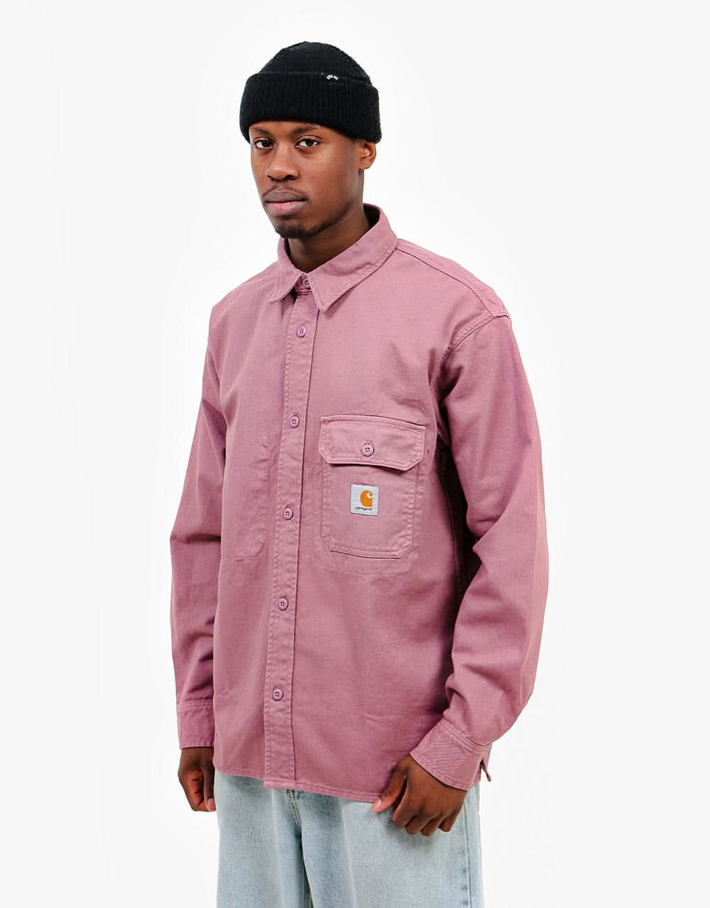 Carhartt WIP L/S Reno Shirt - Malaga (Crater Wash)