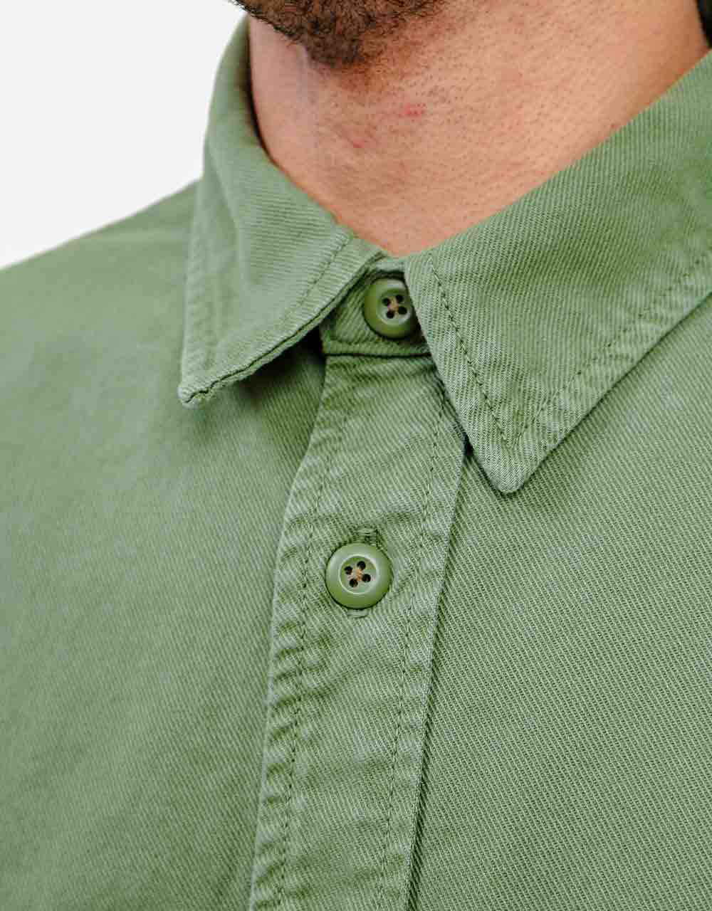 Carhartt WIP L/S Reno Shirt - Dollar Green (Crater Wash)