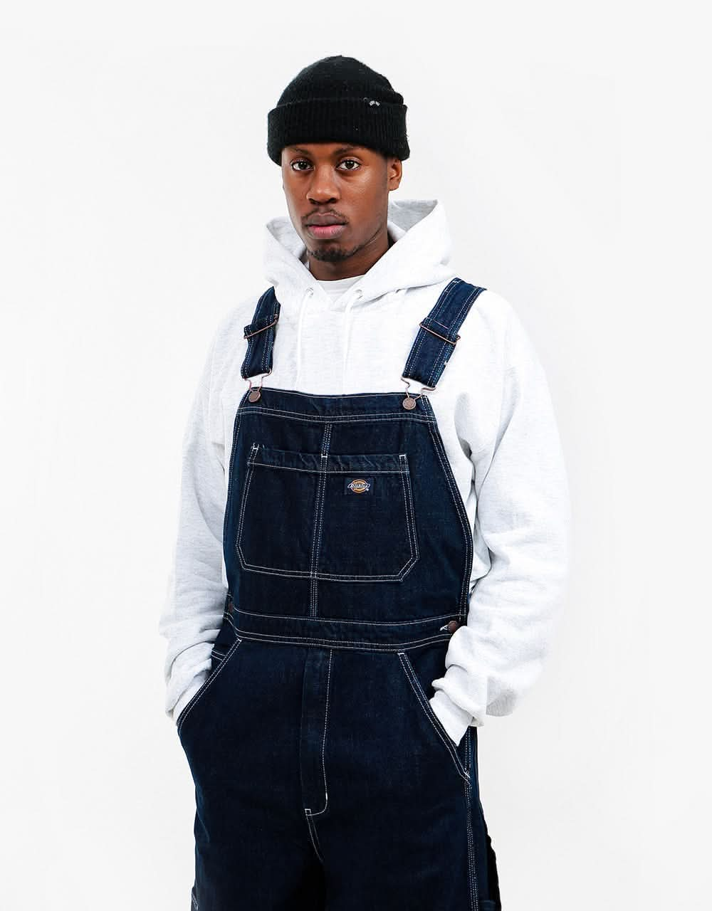 Dickies Oronoco Bib - Rinsed Indigo/Blue