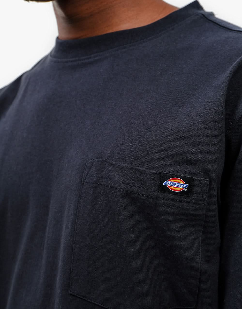 Camiseta Dickies Porterdale con bolsillo - Negro