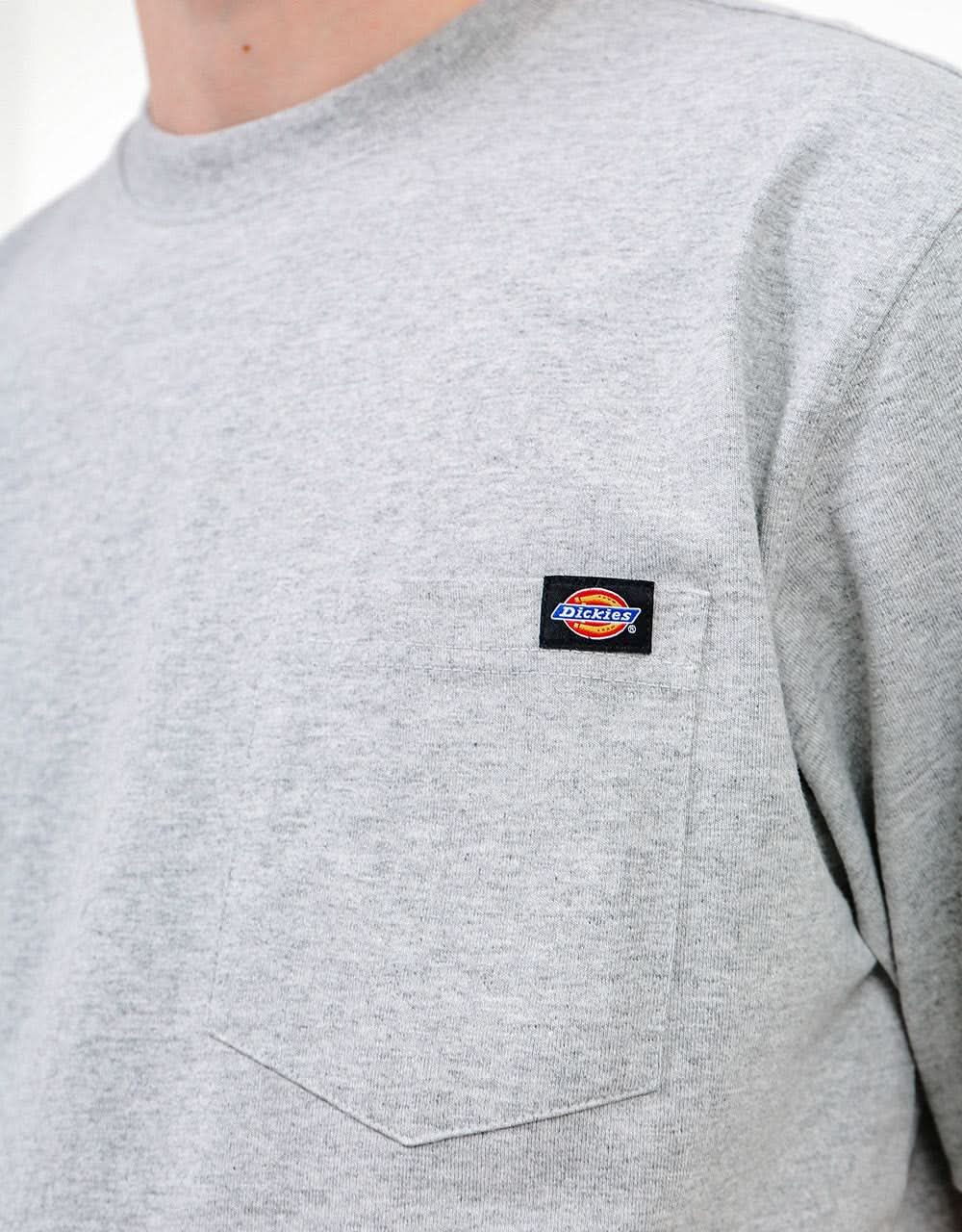 T-shirt à poche Dickies Porterdale - Gris chiné