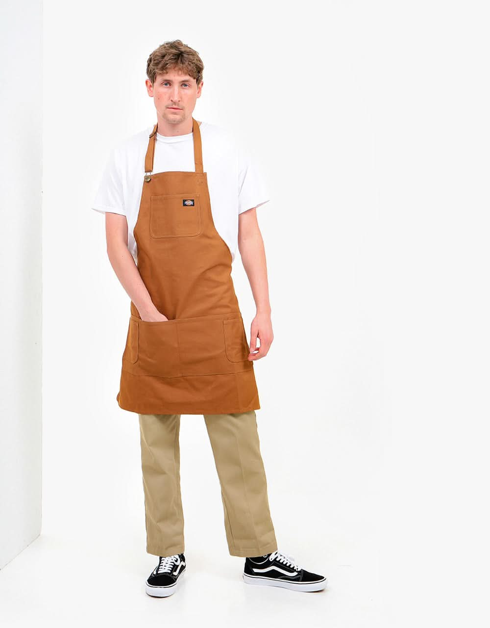 Dickies Bib Apron - Brown Duck