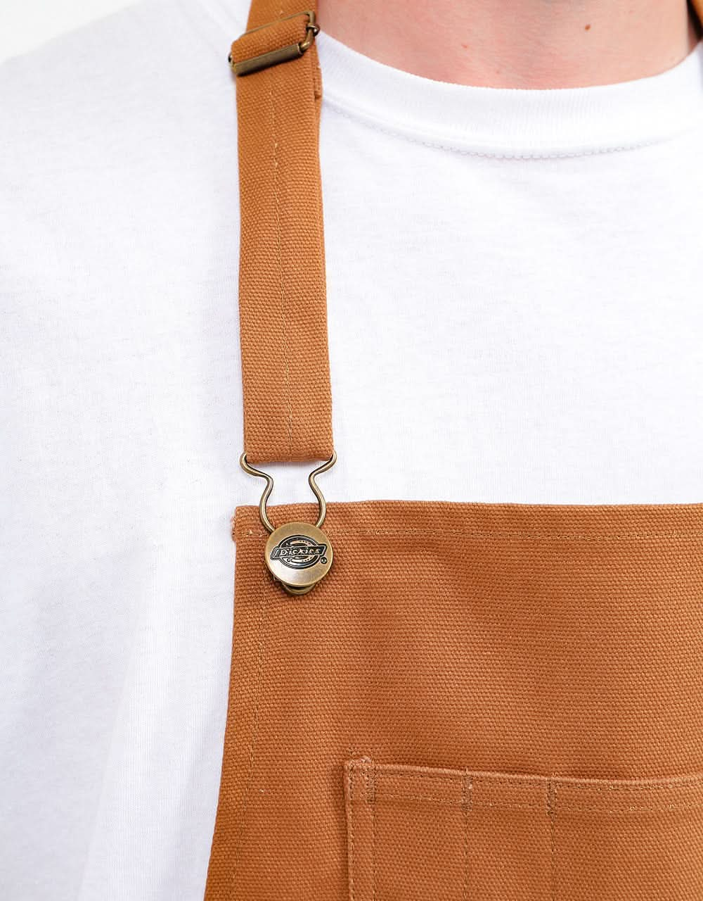 Dickies Bib Apron - Brown Duck