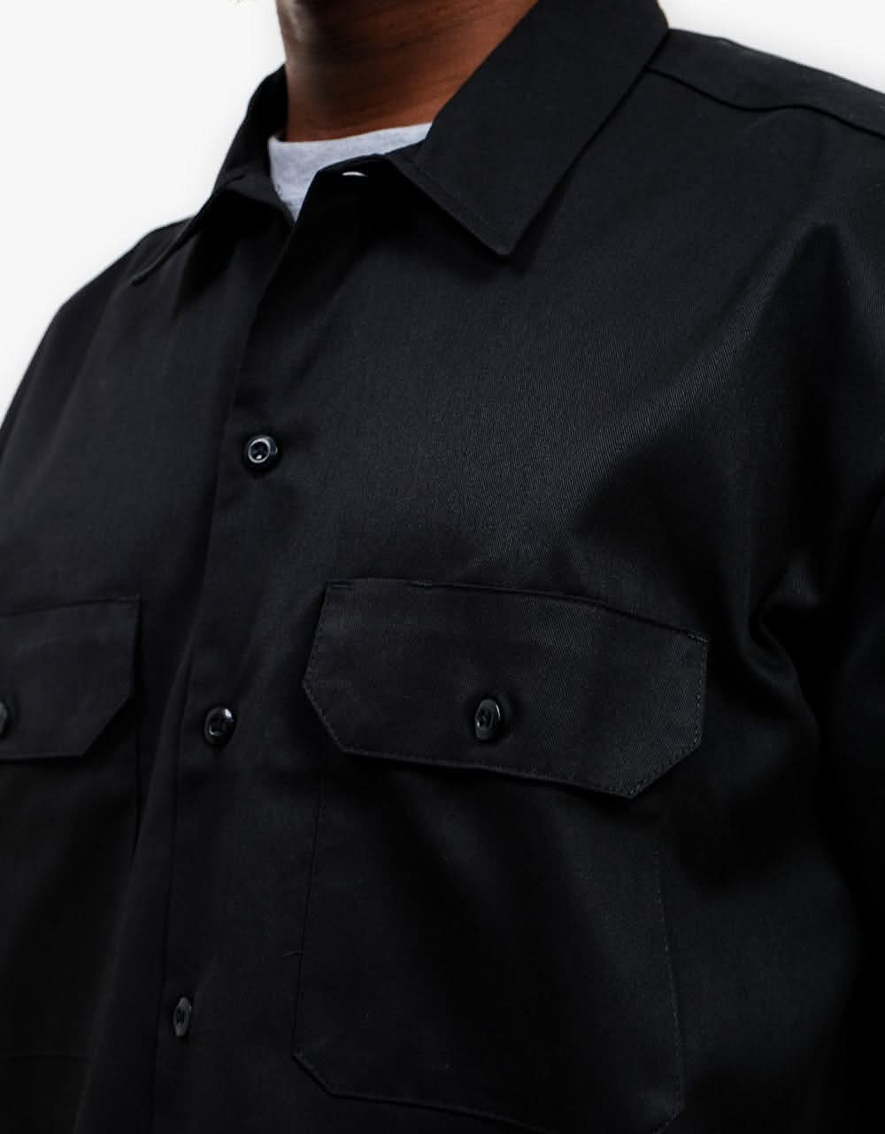 Dickies Short Sleeve Work Shirt - Black