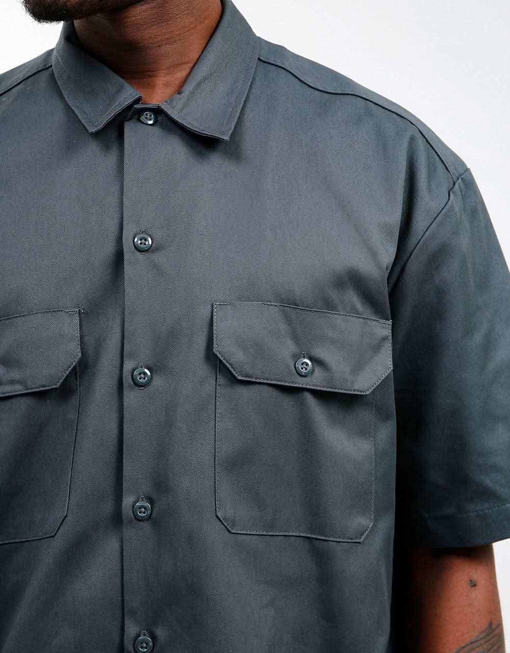 Dickies Short Sleeve Work Shirt - Charcoal Grey