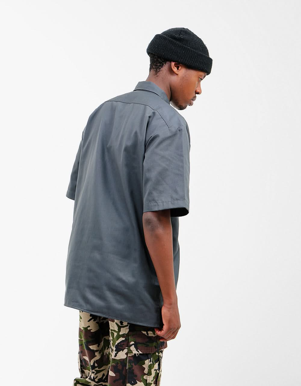 Dickies Short Sleeve Work Shirt - Charcoal Grey