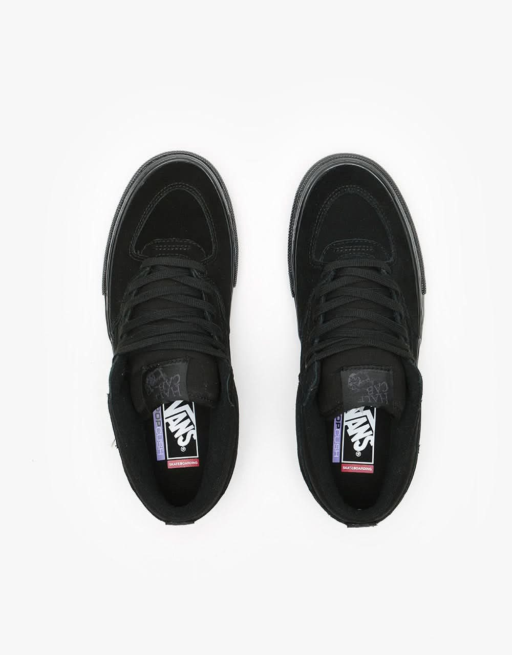 Vans Skate Half Cab Shoes - Black/Black