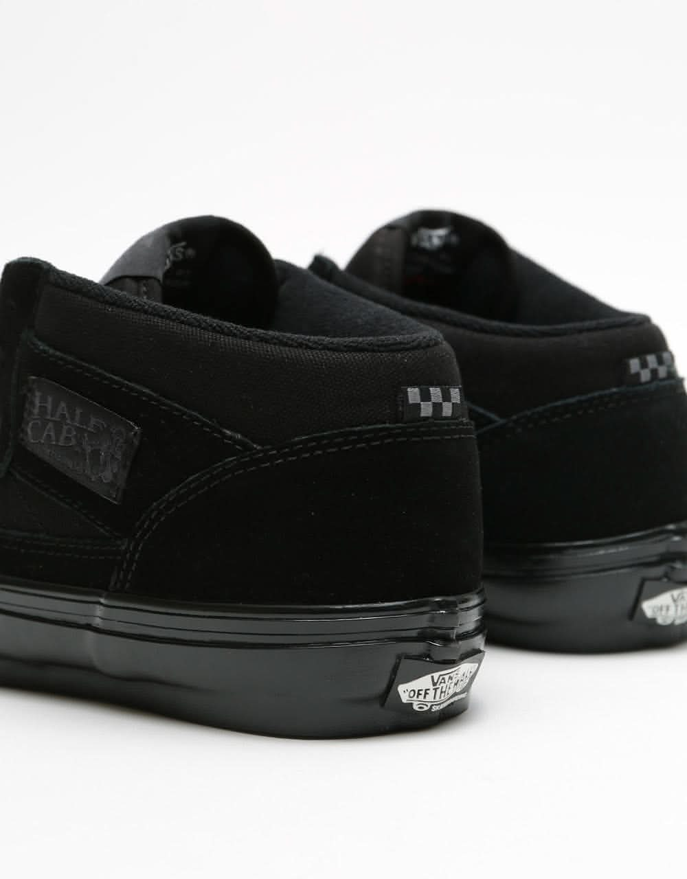 Vans Skate Half Cab Shoes - Black/Black