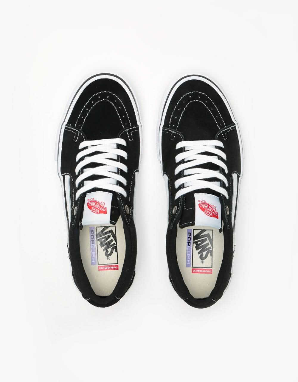 Vans Skate Sk8-Low Shoes - Black/White