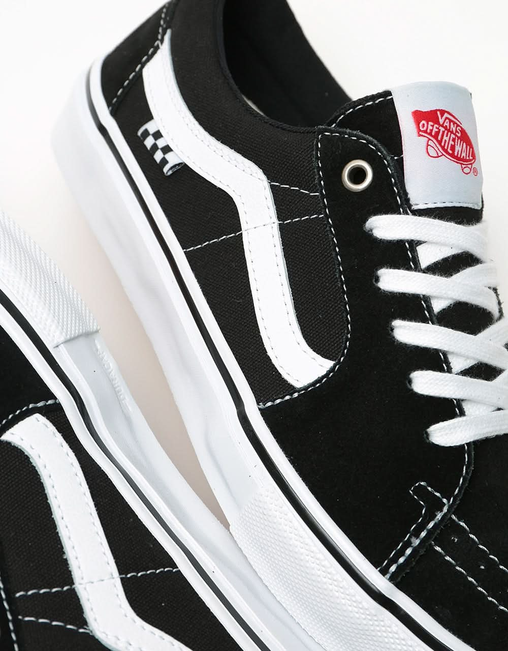 Vans Skate Sk8-Low Shoes - Black/White