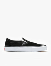 Vans Skate Slip-On-Schuhe – Schwarz/Weiß