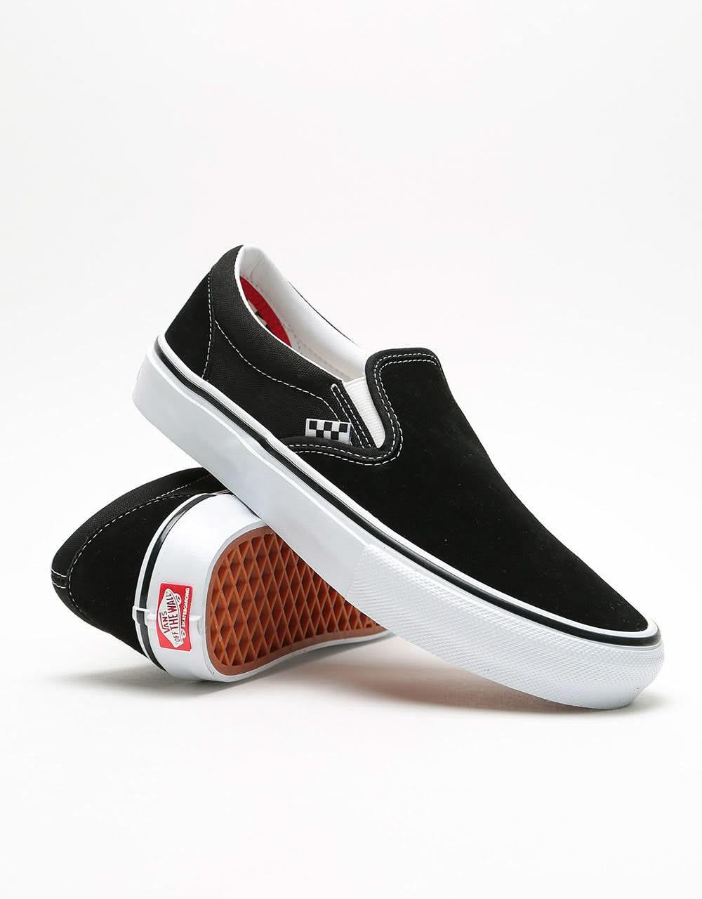 Vans Skate Slip-On Shoes - Black/White