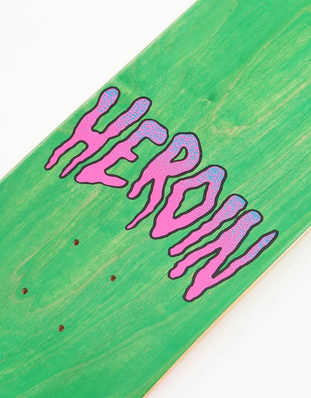 Heroin Toxic Fade Eyes Skateboard Deck - 8"