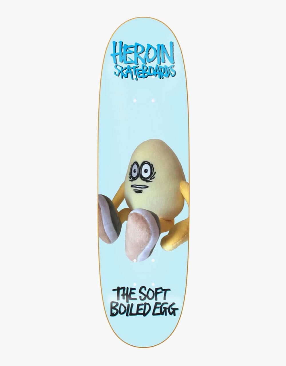 Heroin The Soft Boiled Egg Skateboard Deck - 8.7"