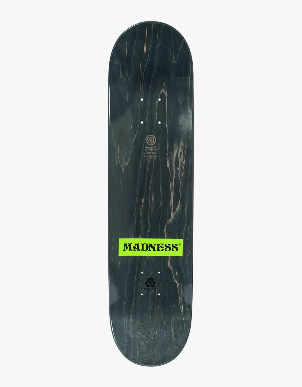 Madness Split Overlap R7 Skateboard Deck - 8"