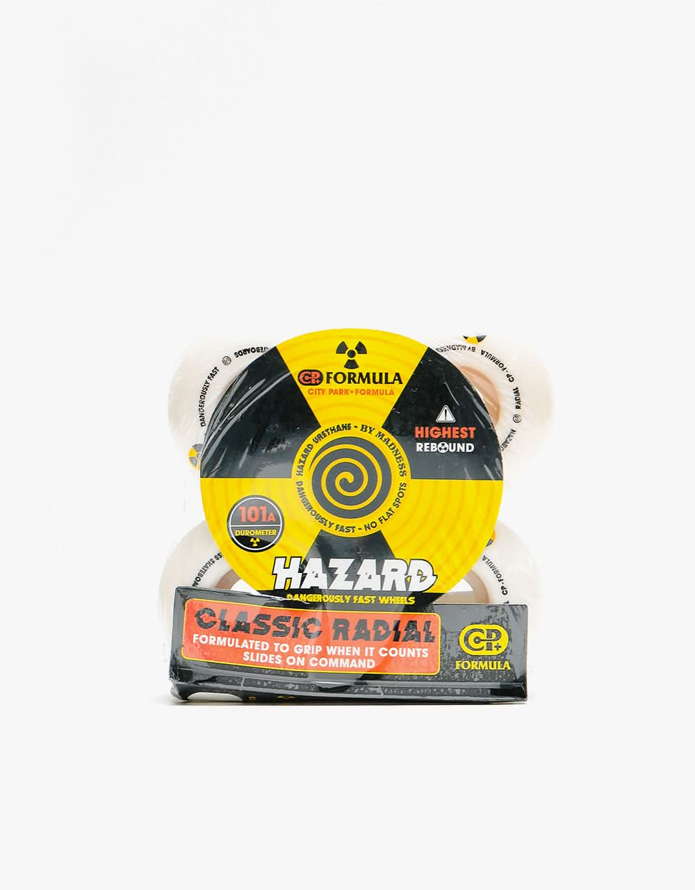 Hazard Swirl CP Classic Radial 101a Skateboard-Rad – 51 mm