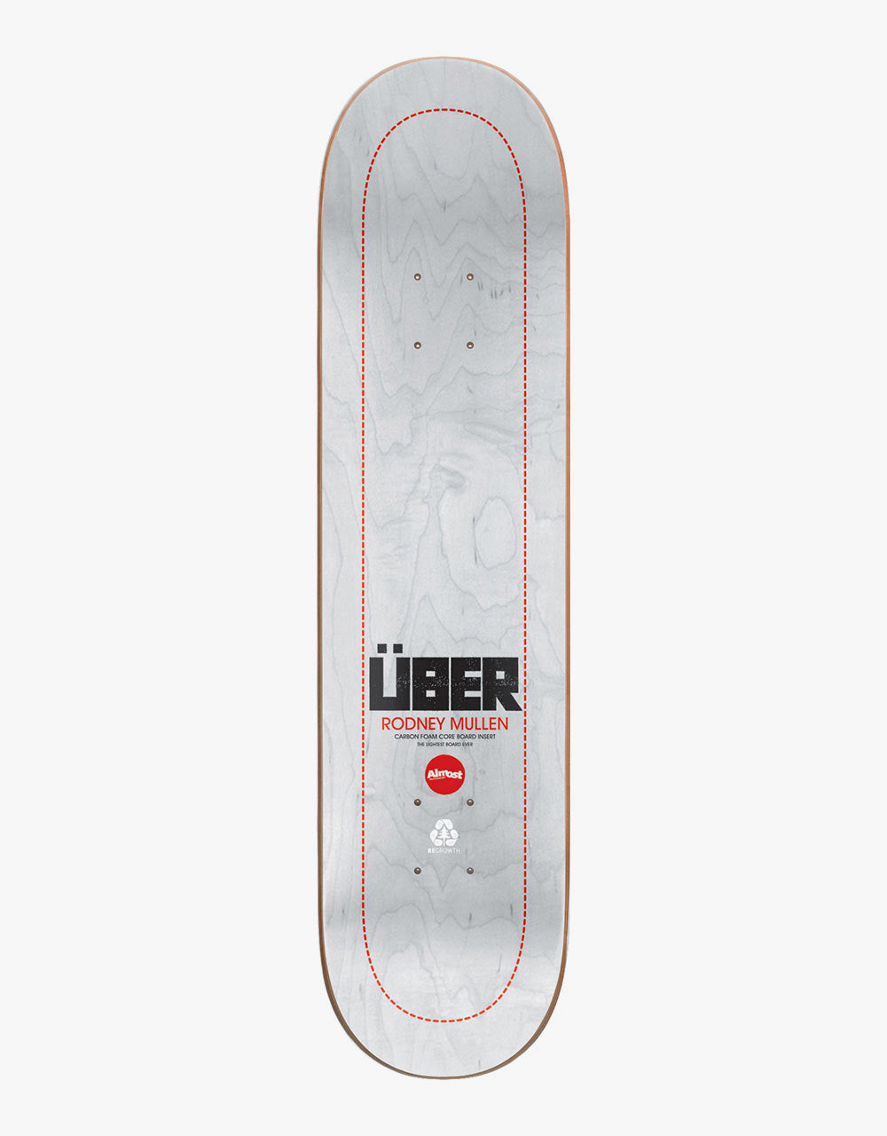 Planche de skateboard Almost Mullen Über White - 8,25"