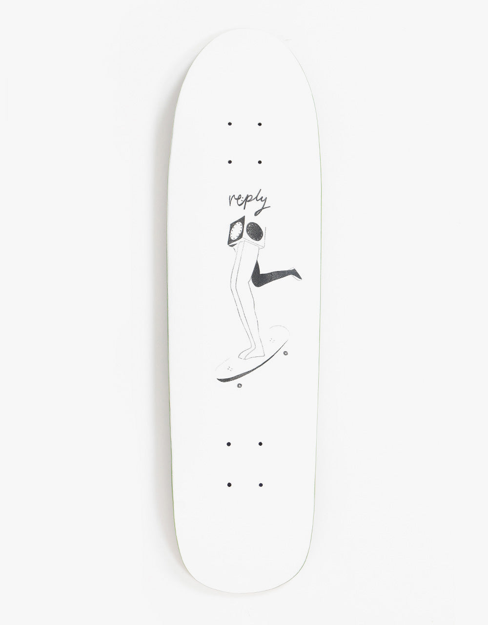 re:ply Time (Eiche) Skateboard-Deck – 8,375" x 31"