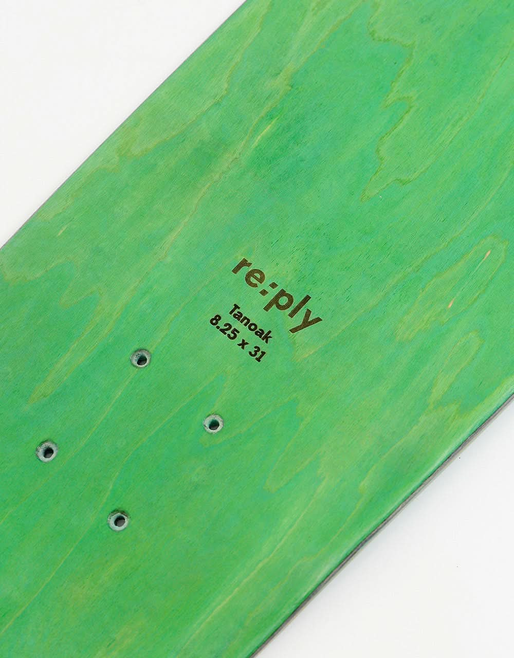 re:ply Time (Tanoak) Skateboard Deck - 8.25" x 31"