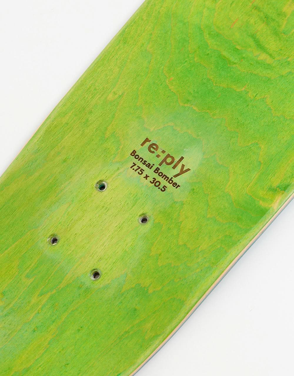 re:ply Time (Bonsai Bomber) Skateboard Deck - 7.75" x 30.5"