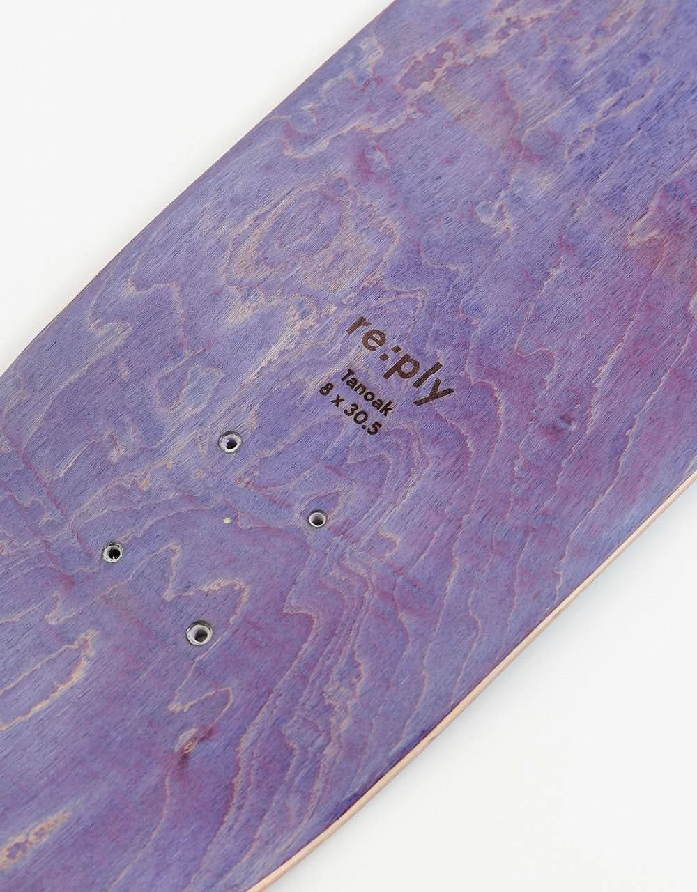 re:ply Time (Tanoak) Skateboard Deck - 8" x 30.5"