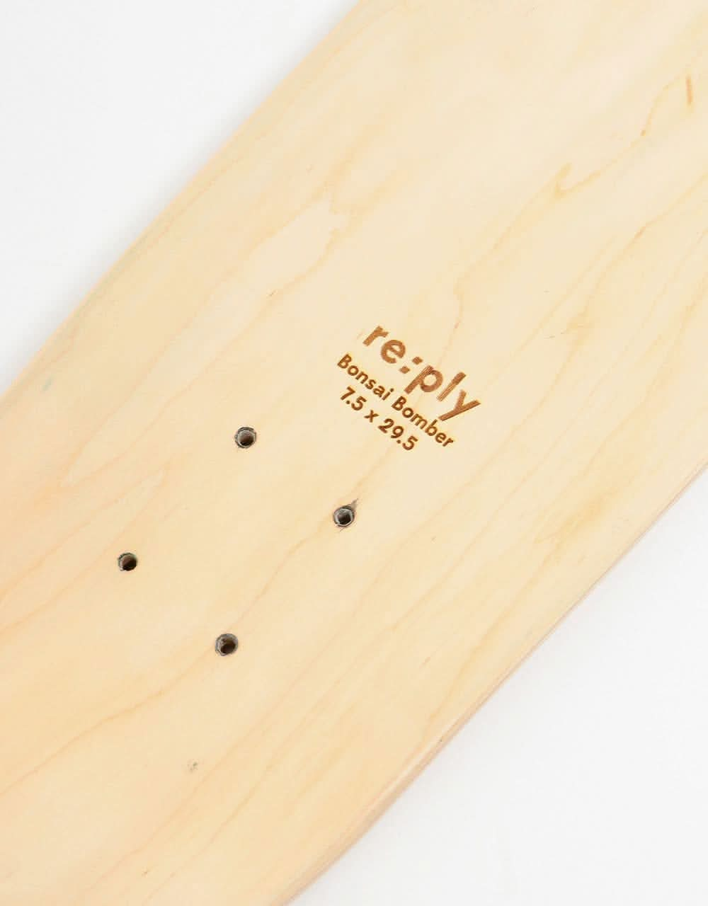 re:ply RE:FORESTATION (Bonsai Bomber) Skateboard Deck - 7.5" x 29.5"