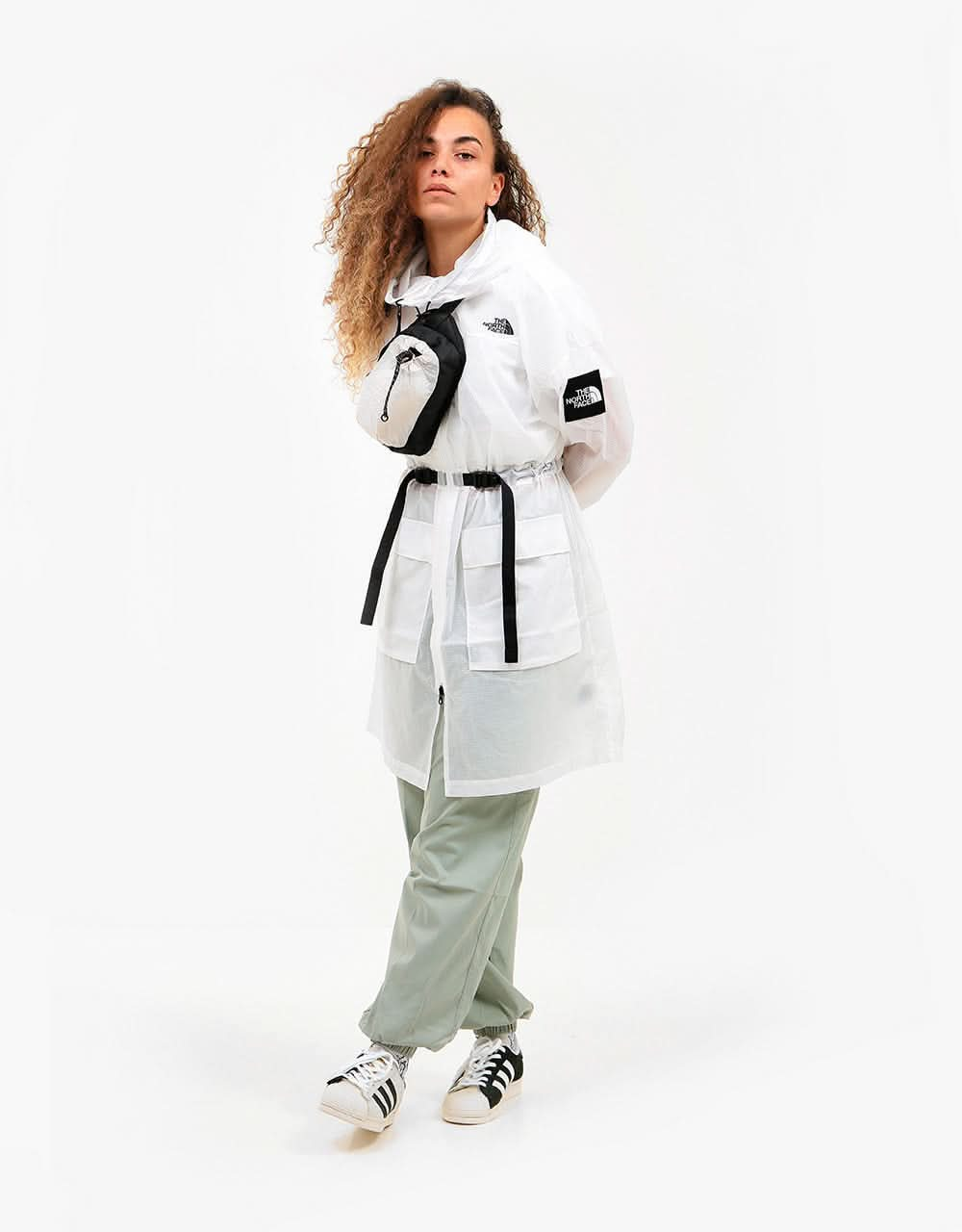 The North Face Womens Black Box Wind Jacket - TNF White