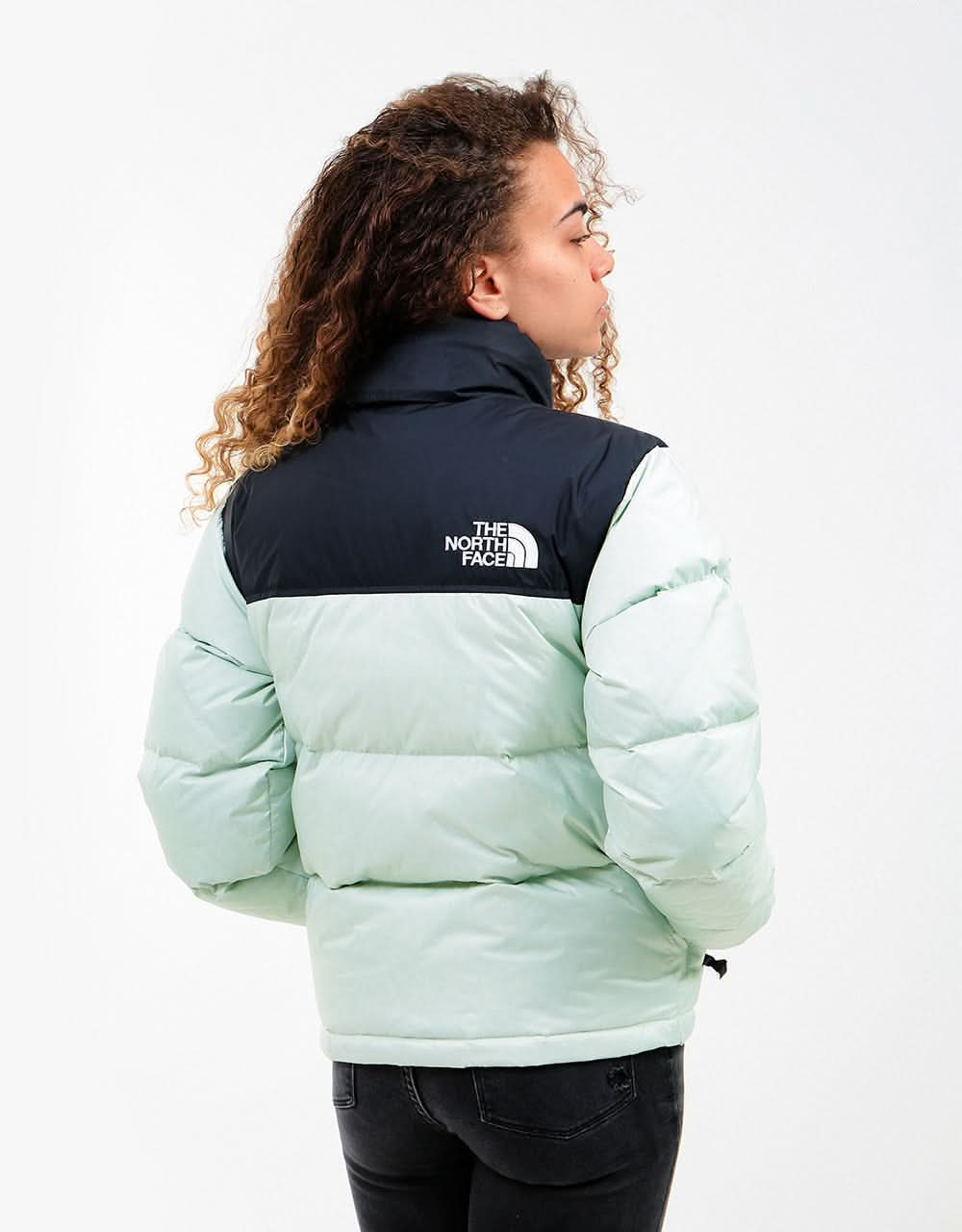 The North Face Womens 1996 Retro Nuptse Jacket - Green Mist