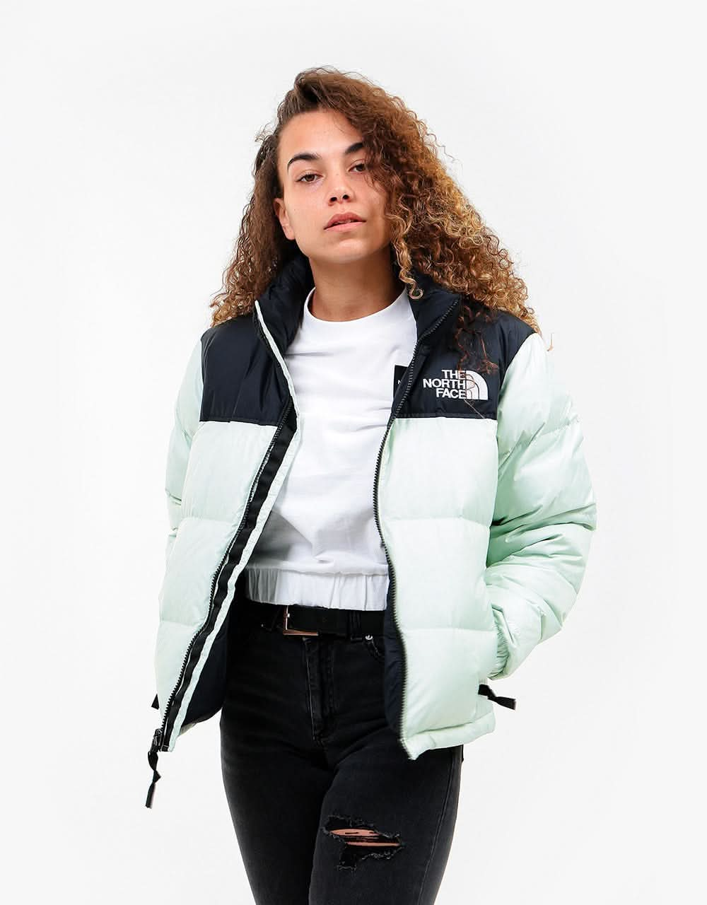 The North Face Womens 1996 Retro Nuptse Jacket - Green Mist