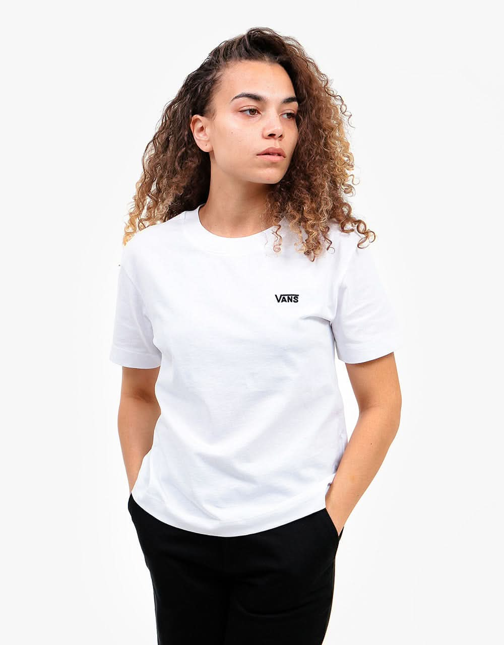 Vans Womens Junior V Boxy T-Shirt - White