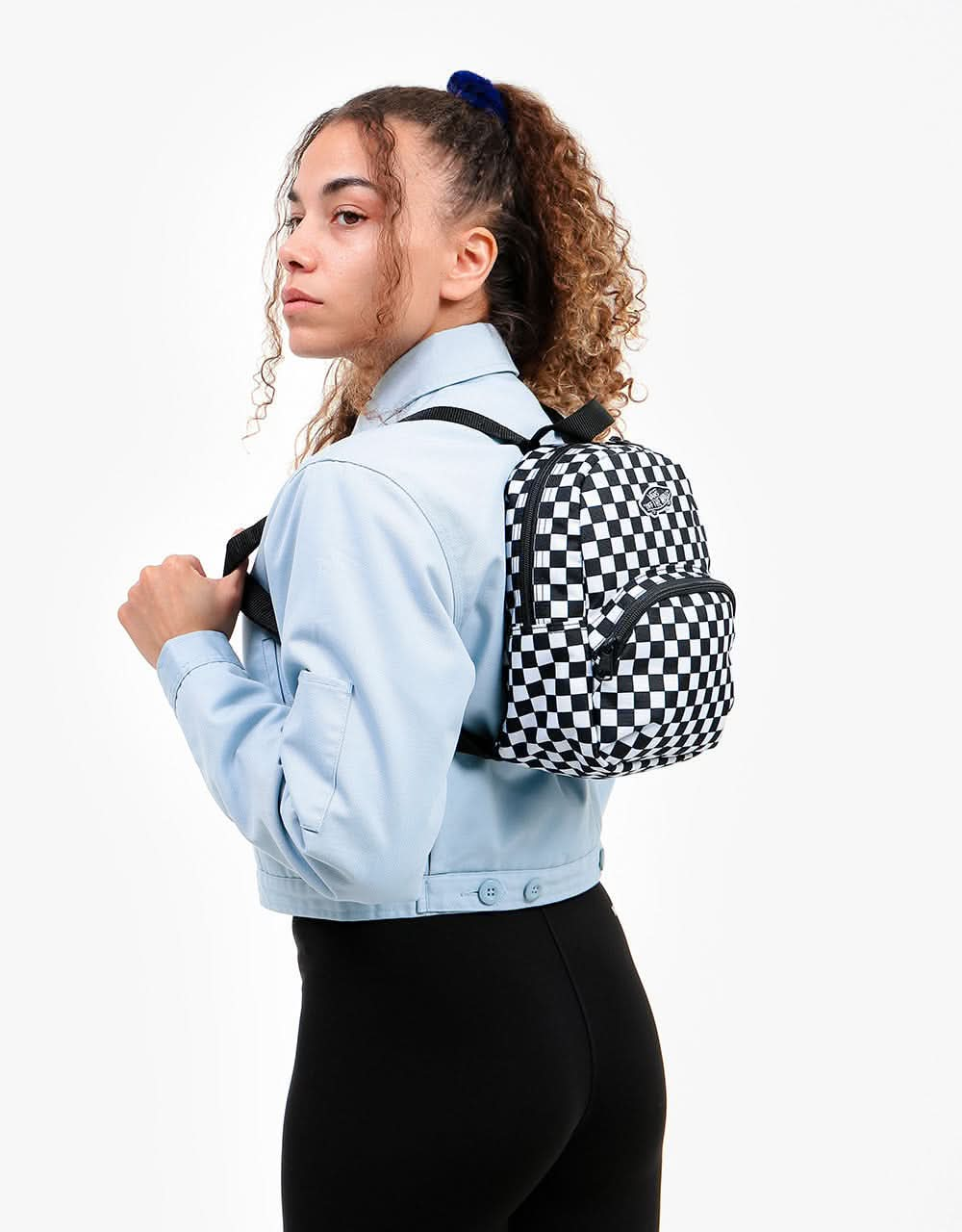 Vans Womens Got This Mini Backpack - Black/White Checkerboard