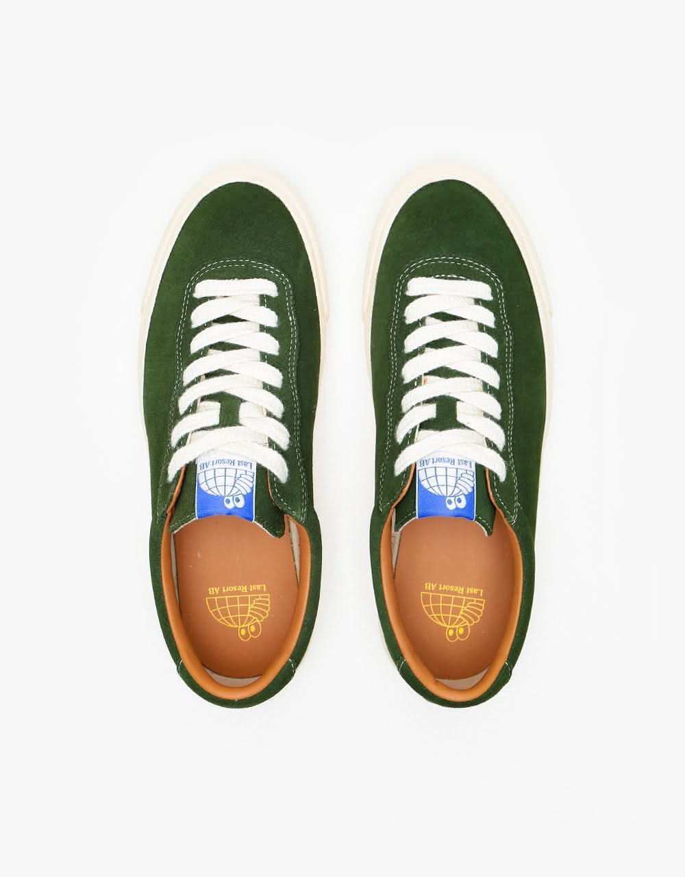 Last Resort AB VM001 Suede Lo Skate Shoes - Olive/White